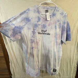 Huf Worldwide Tie Dye Shirt